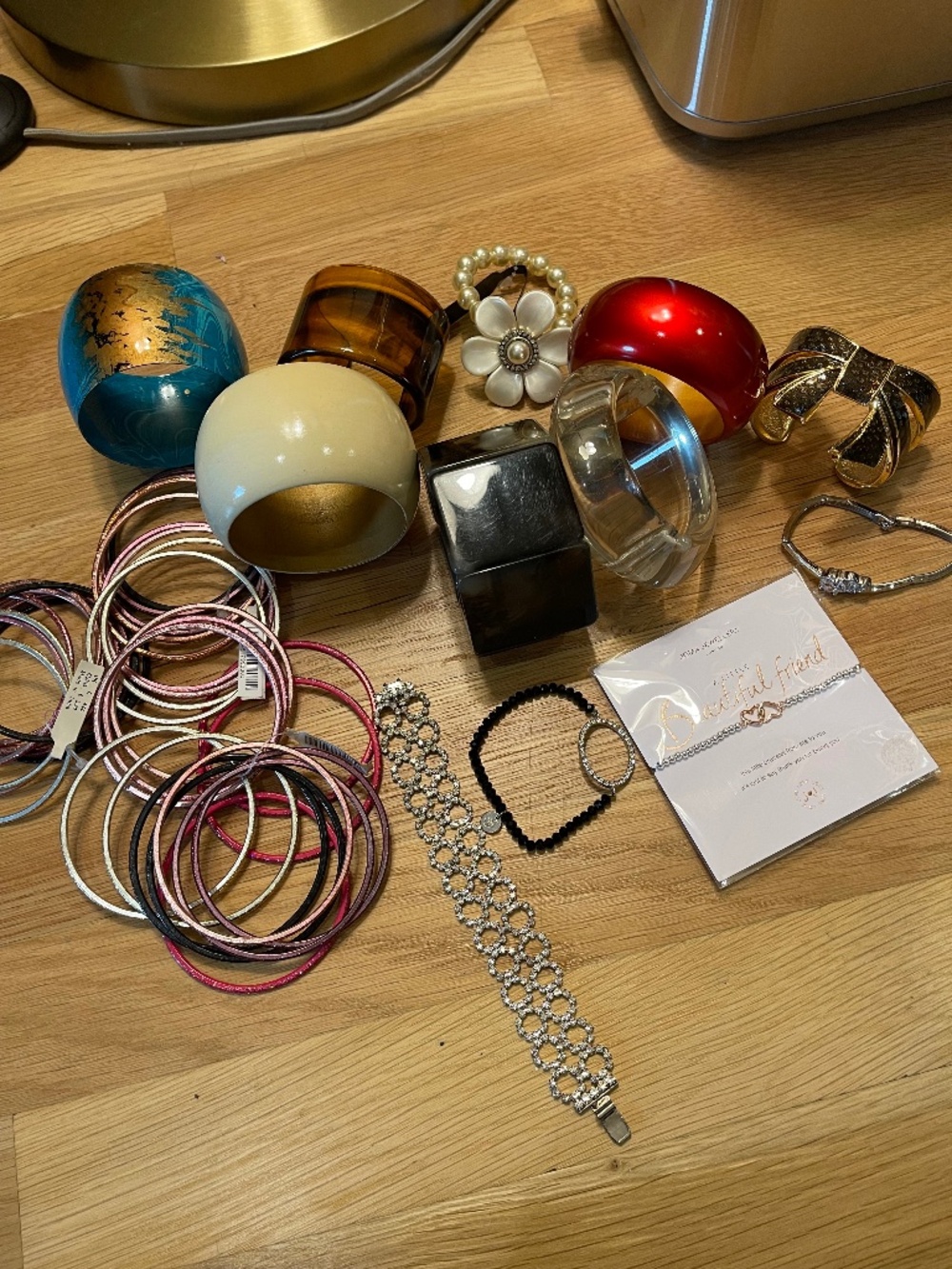 13 bracelets/bangles